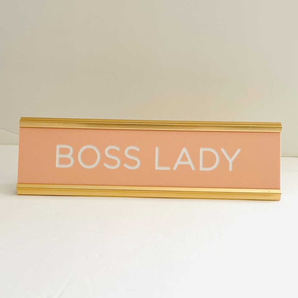 Boss Lady Desk Sign
